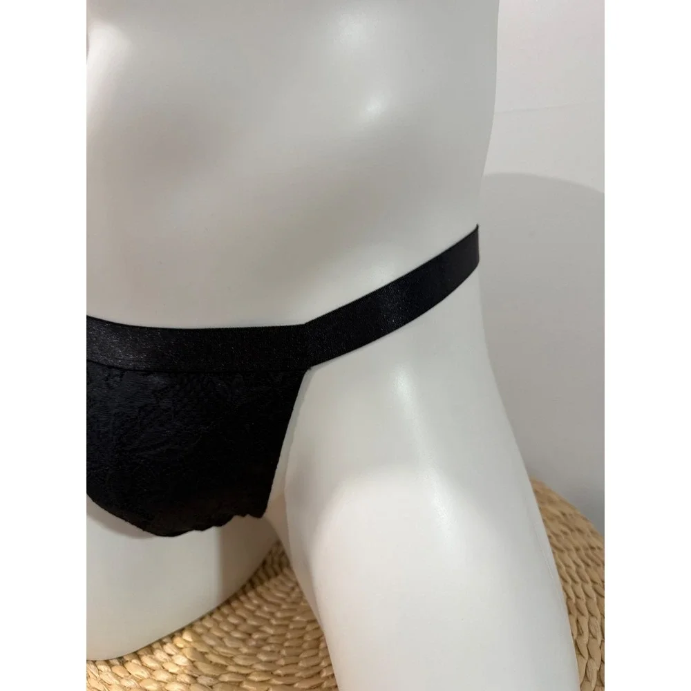 Cosabella Never Say Never Italian Thong Black Lace Men's Size S Made in Italy